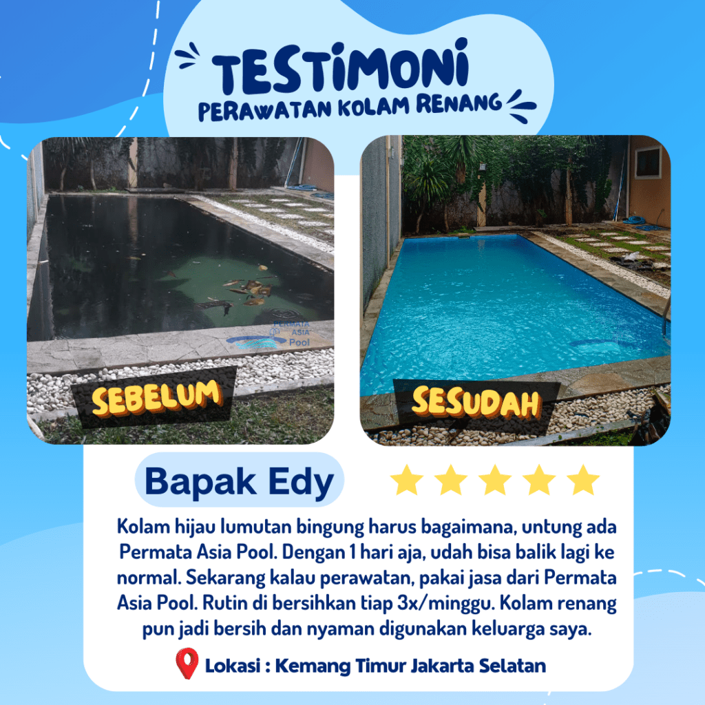 Testimoni Perawatan Kolam Renang