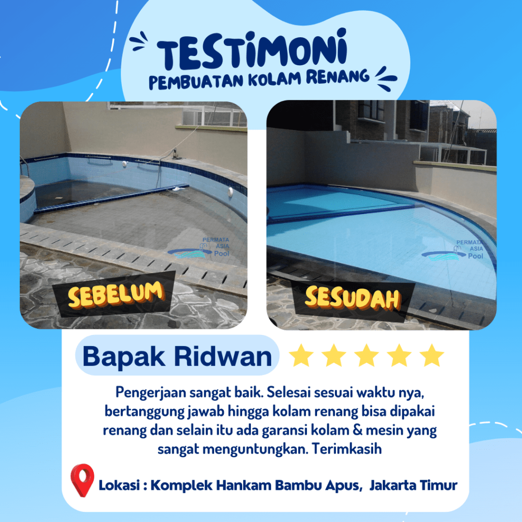 Testimoni Pembuatan Kolam Renang