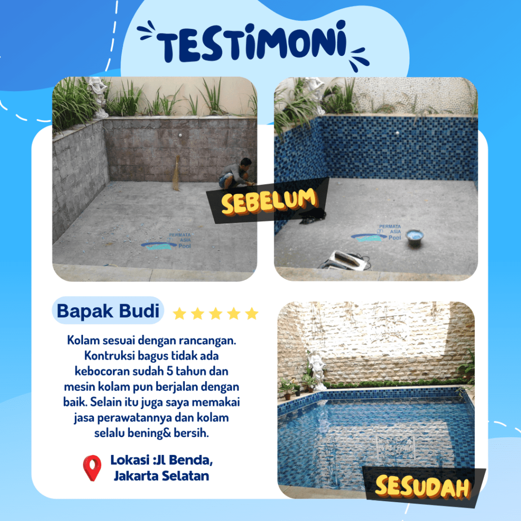 Jasa pembersih kolam renang