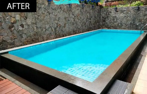 Project pembuatan kolam renang di Cilandak, Jakarta Selatan