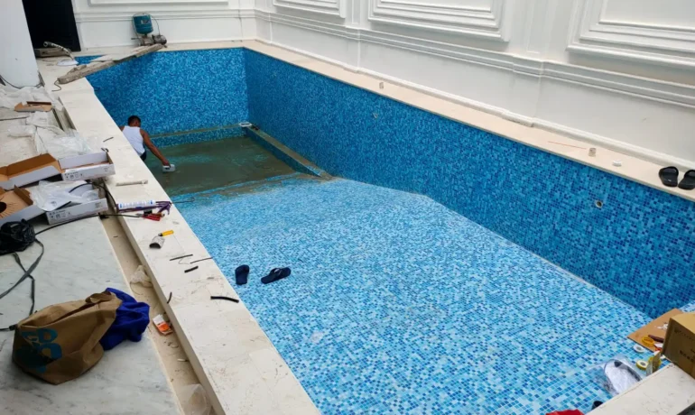 cara membuat kolam renang