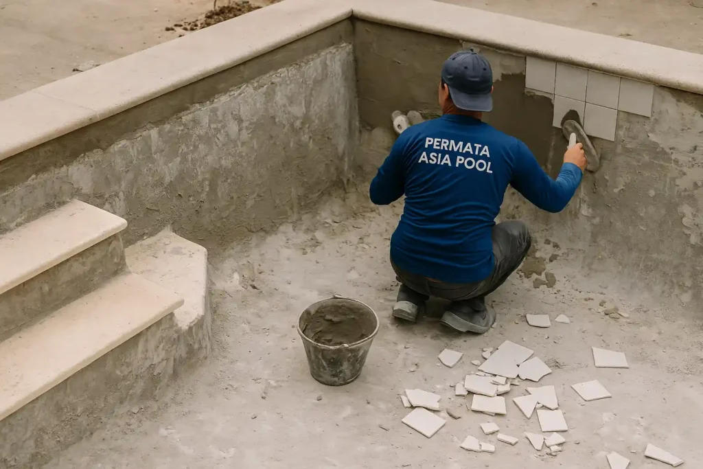 estimasi biaya renovasi kolam renang